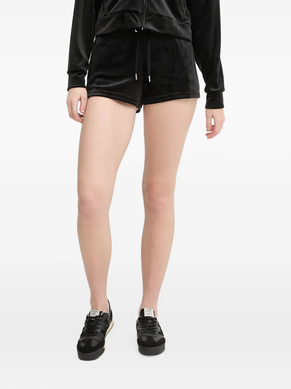 Juicy Couture crystal-embellished mini shorts - Nero