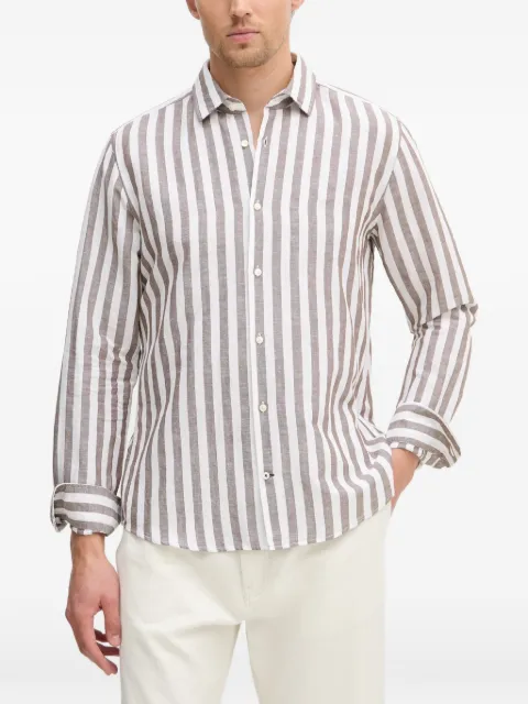Joop! Pit vertical-stripe long-sleeve shirt