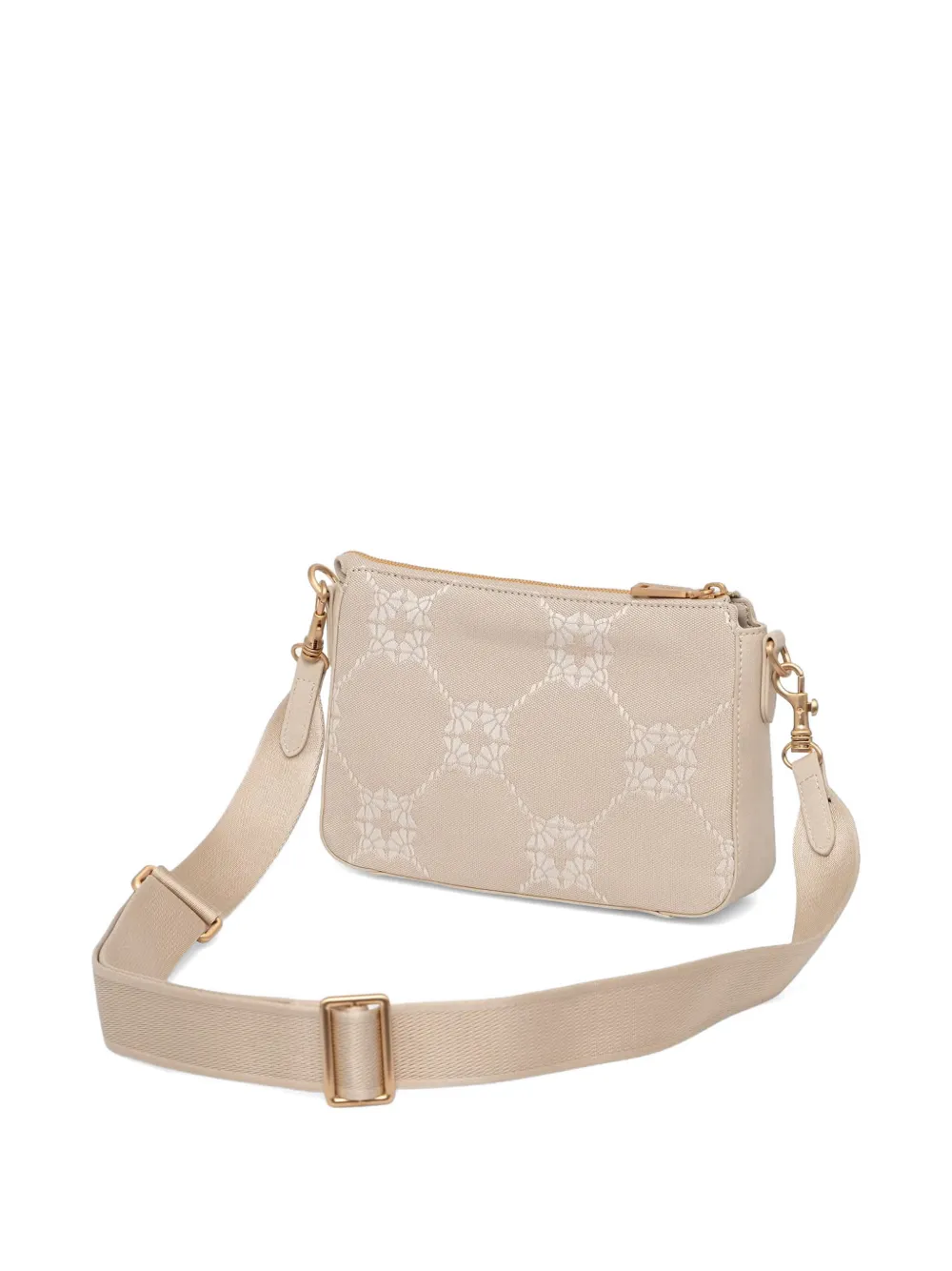 Joop! Mosaico Jasmina schoudertas met monogram Beige