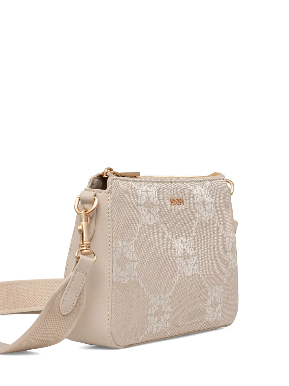 Joop! Mosaico Jasmina schoudertas met monogram Beige