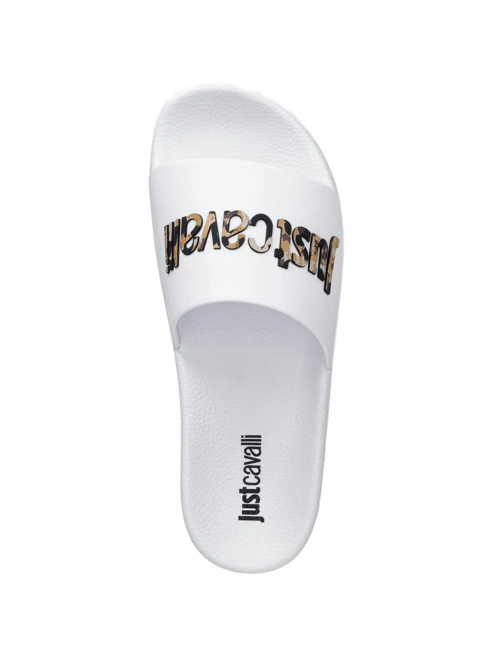 Just Cavalli logo slides Wit