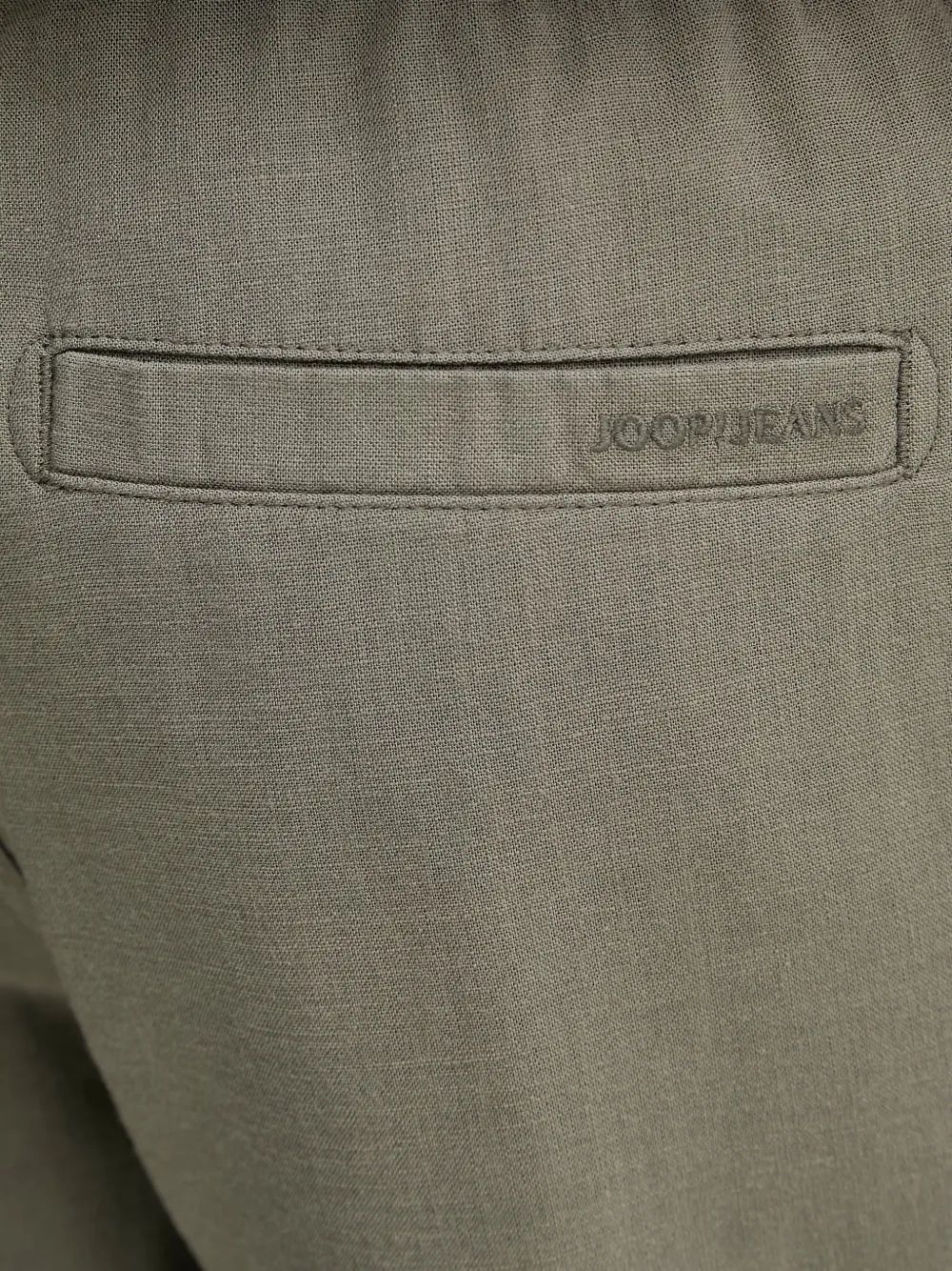 Joop! Russ Bermuda shorts met trekkoord Groen