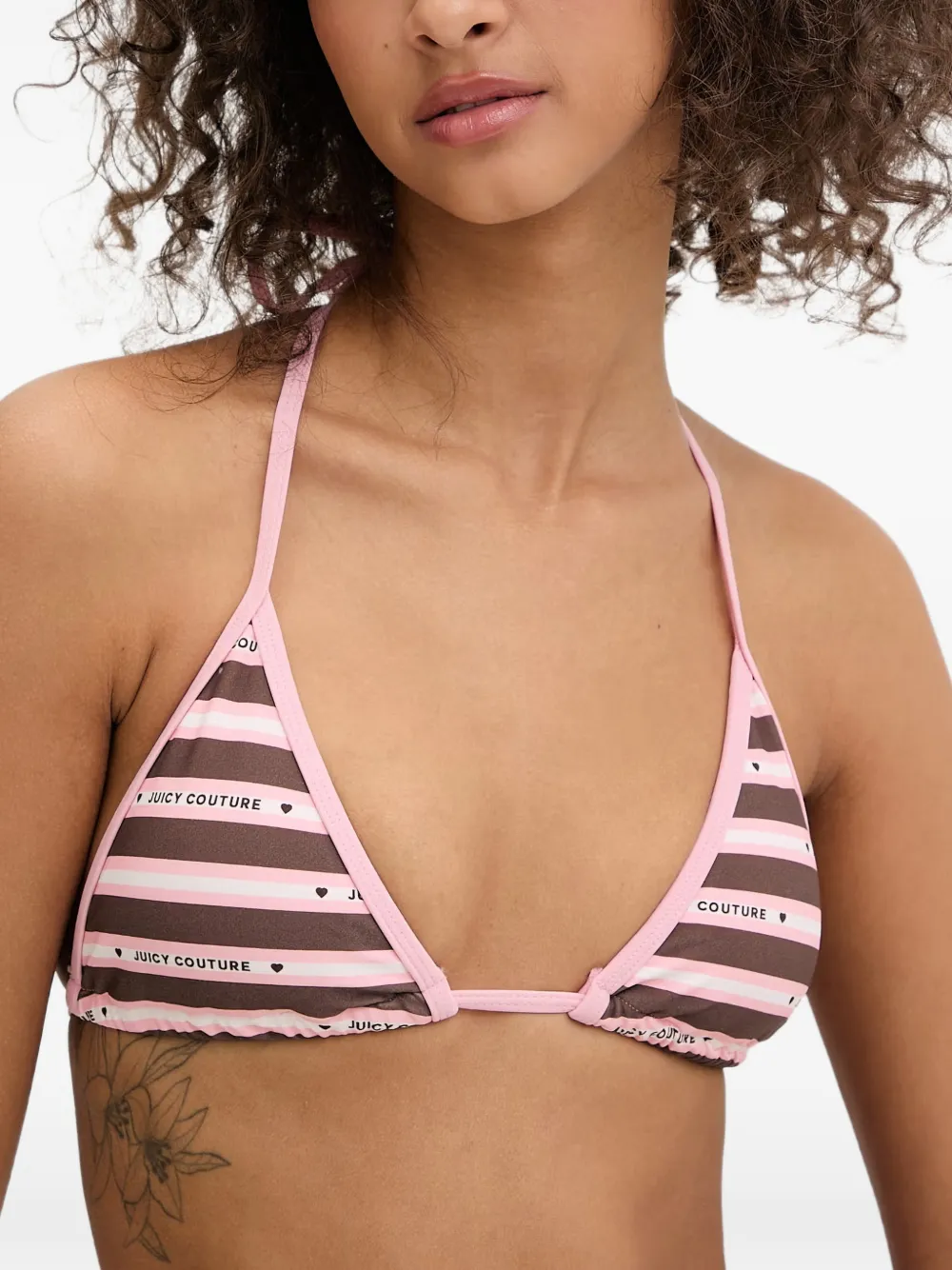 Juicy Couture Bikini met logoprint Bruin