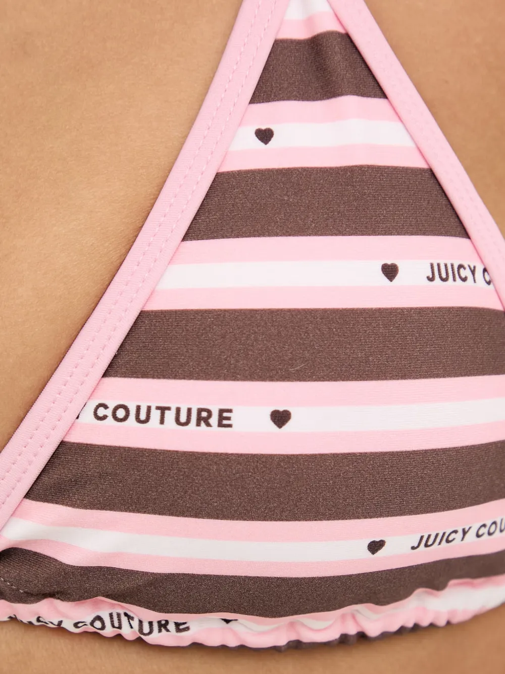 Juicy Couture Bikini met logoprint Bruin