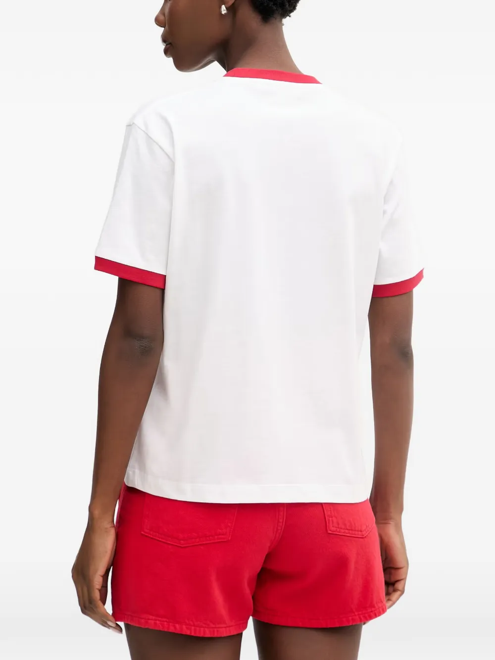 Joop! Tordis T-shirt met logo-print Wit