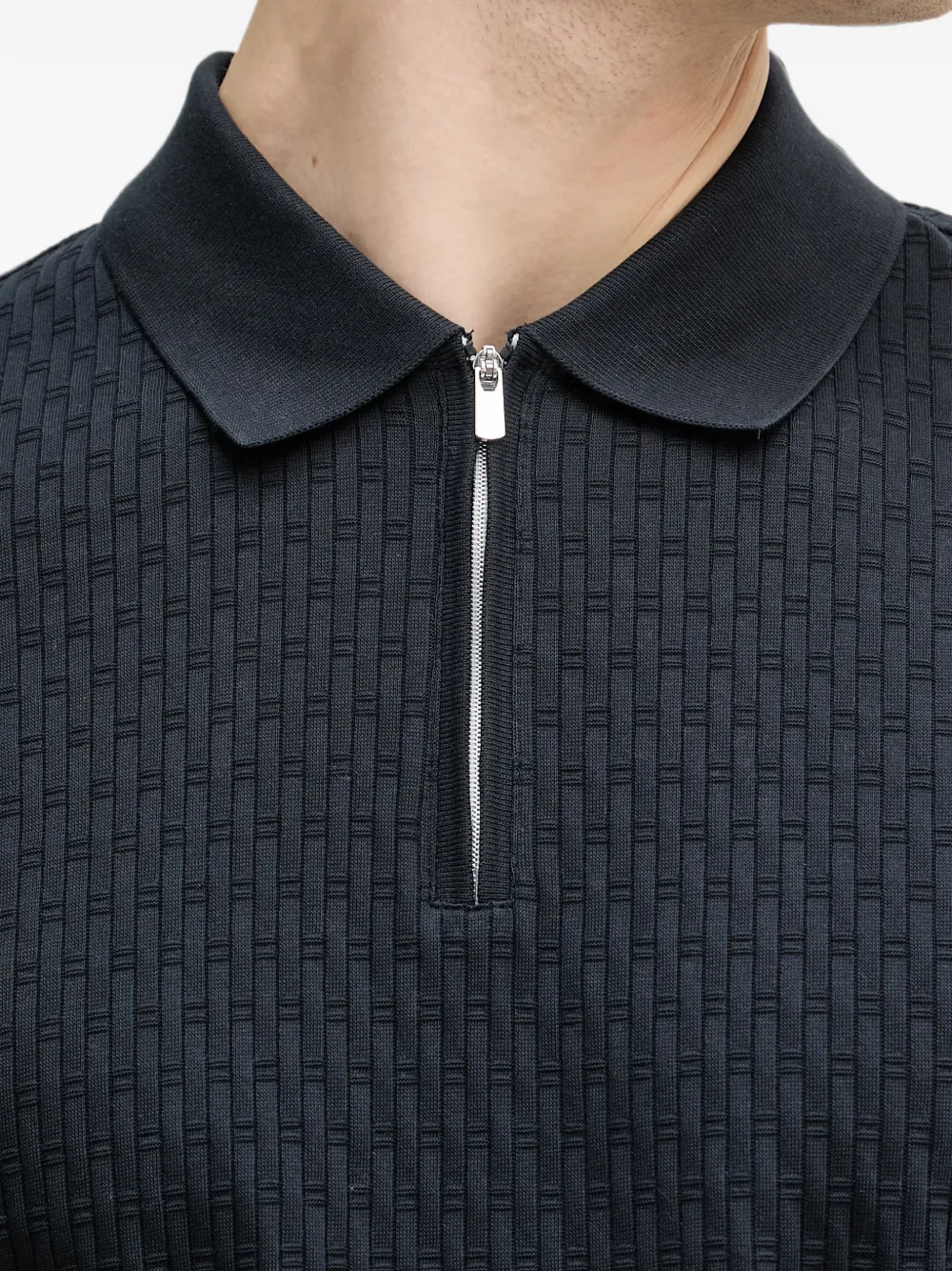 Joop! Franciscojose poloshirt met rits Blauw