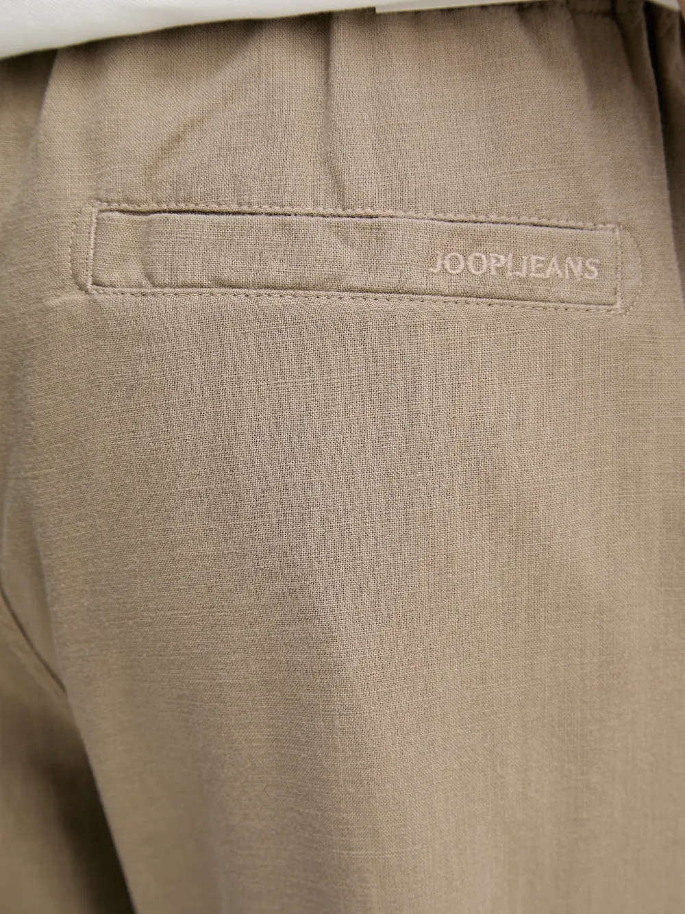 Joop! Russell trainingsbroek met trekkoord Beige