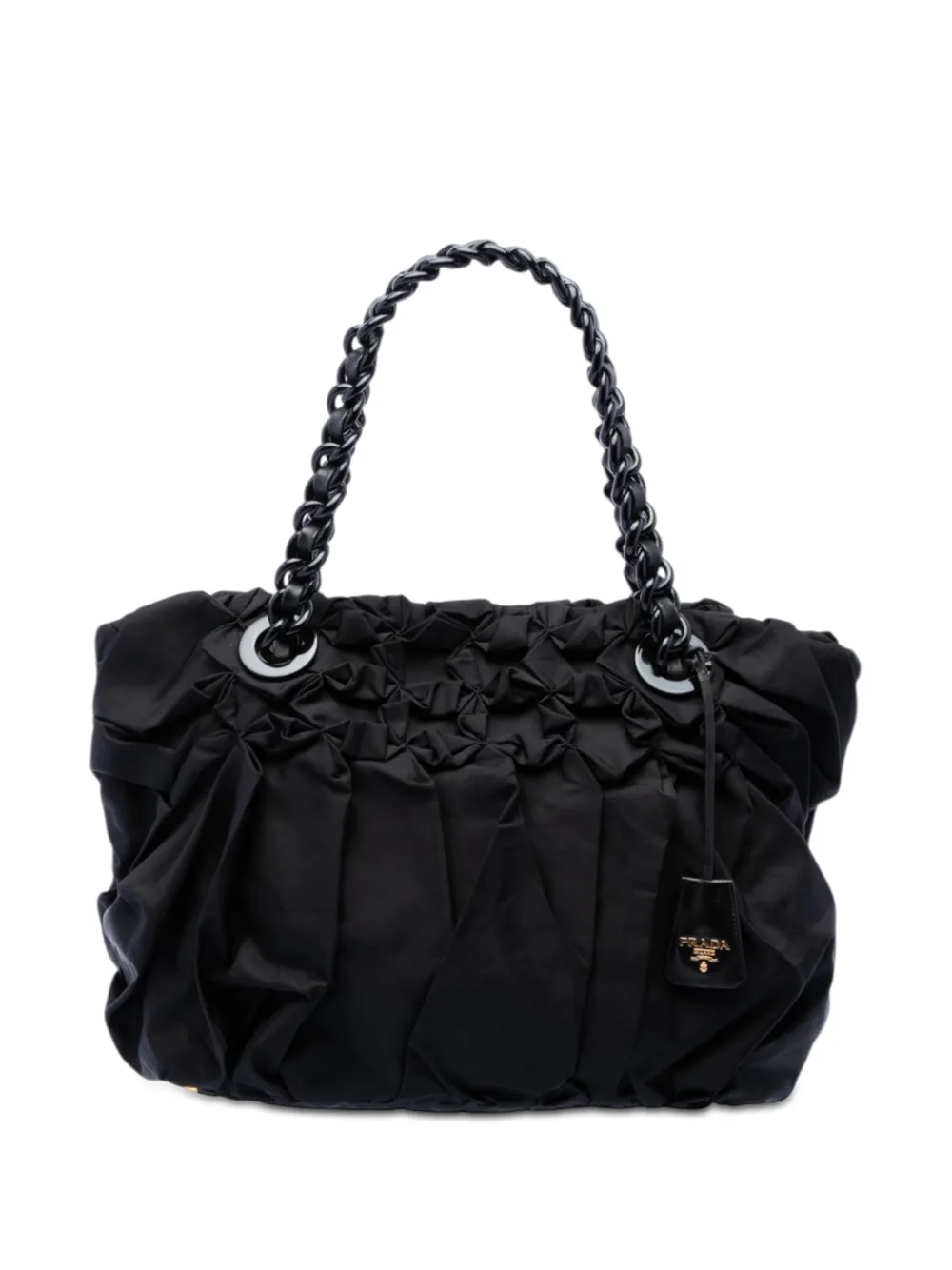 Prada Pre-Owned 2013-2026 Tessuto Origami Pleated tote bag - Schwarz
