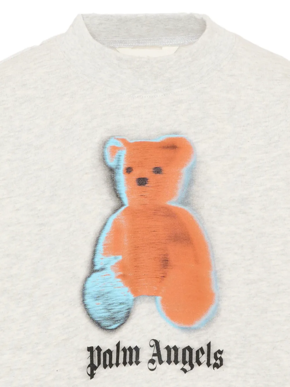Palm Angels Kids Trui met beerprint en logo Grijs