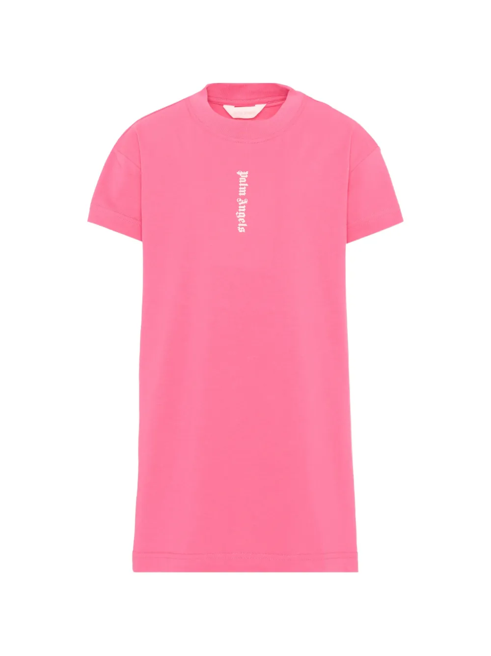 Palm Angels Kids logo-print short-sleeve dress - Rosa