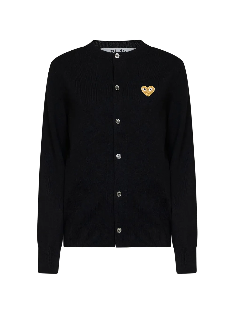 Comme Des Garçons Play heart-patch cardigan - Schwarz