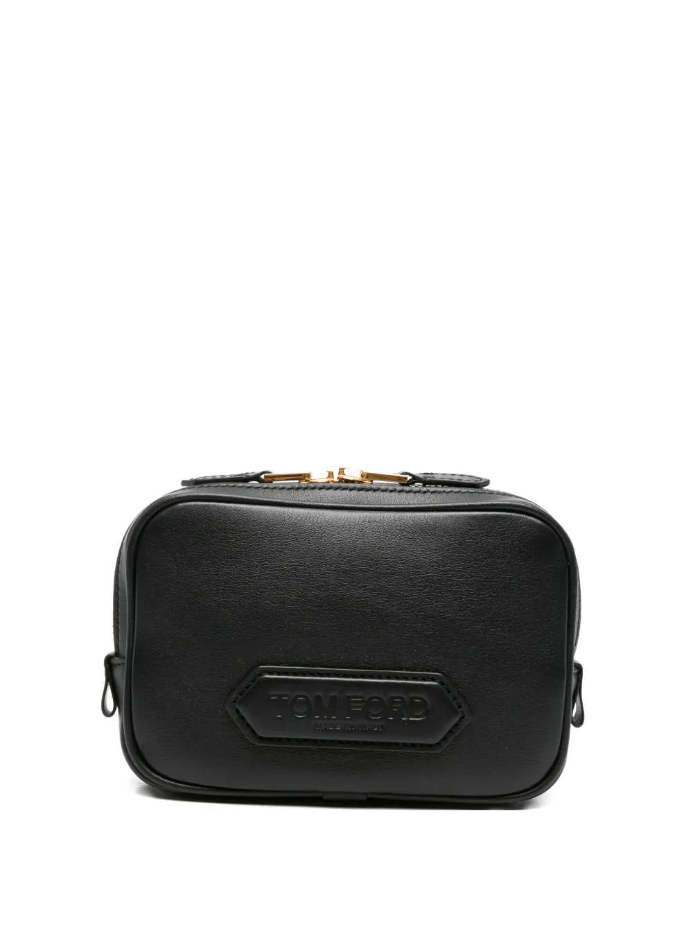 Tom Ford Pre-Owned logo-patch messenger bag - Schwarz