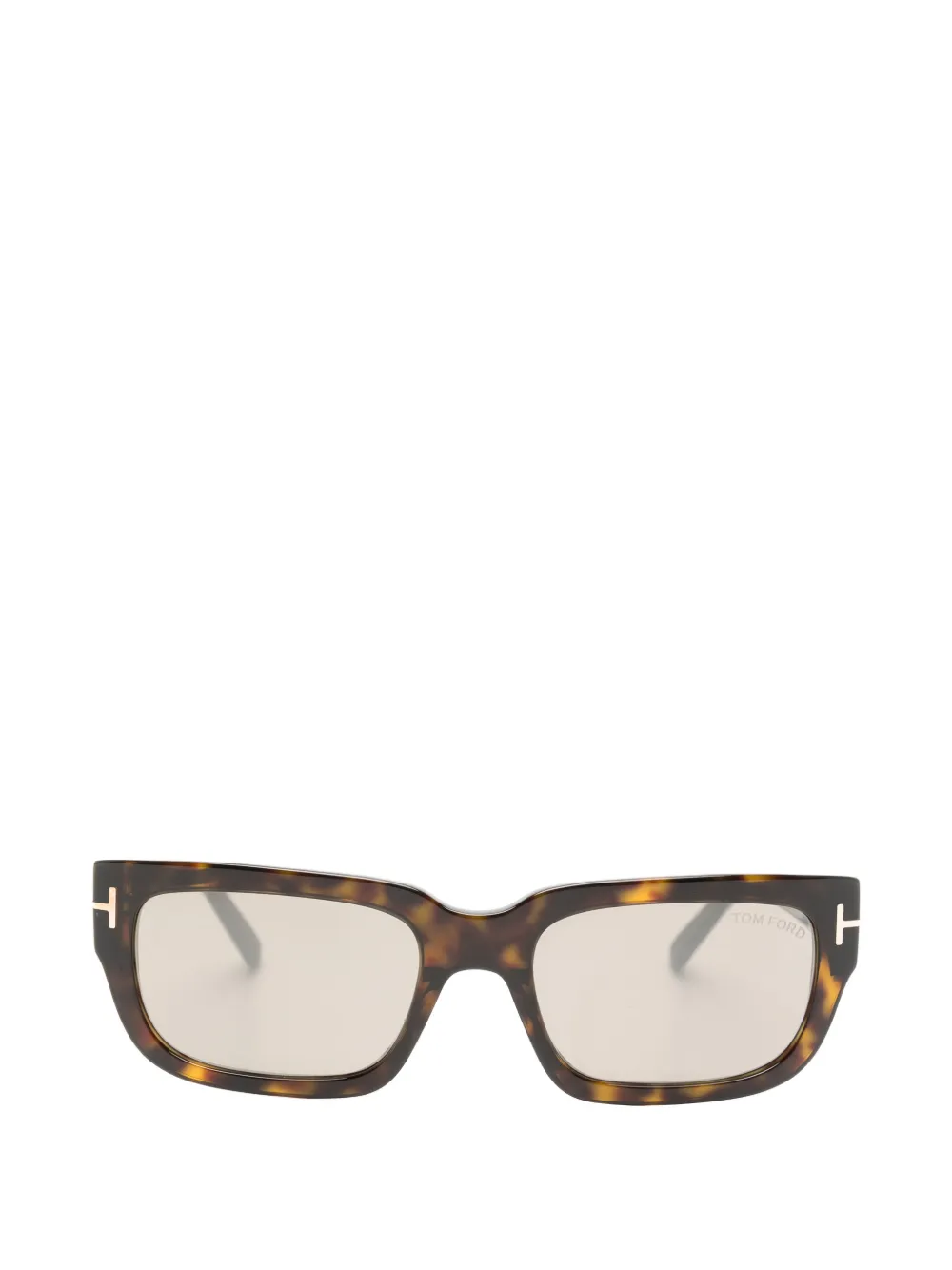 Tom Ford Pre-Owned Ezra rectangle-frame sunglasses - Marrone