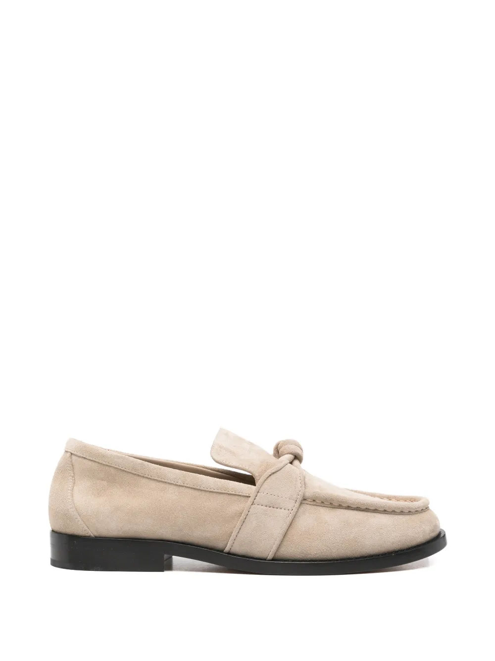 Bottega Veneta Pre-Owned Astaire knotted loafers - Nude