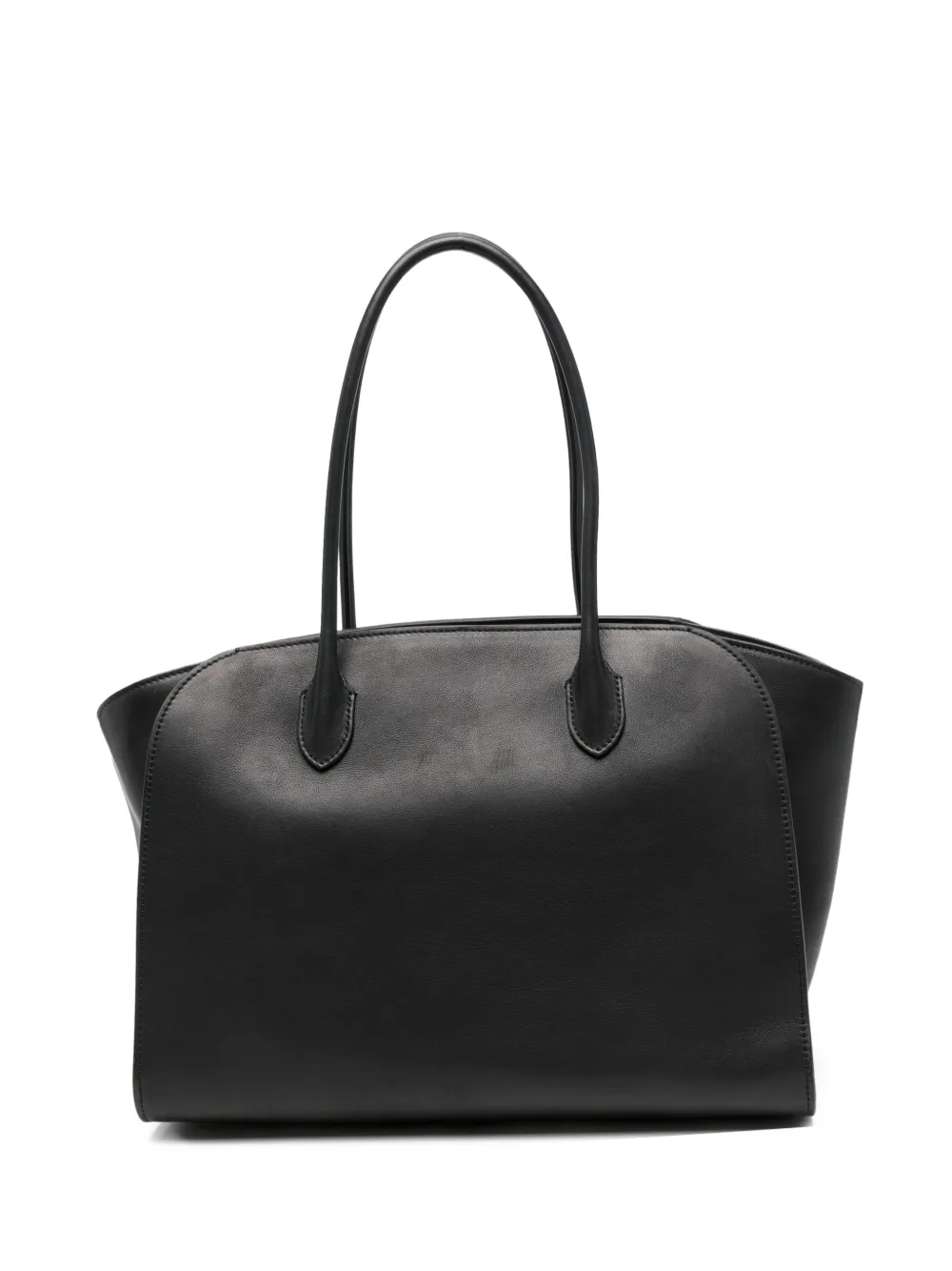 Pre-owned The Row Marlo 14 Leather Tote Bag In Black
