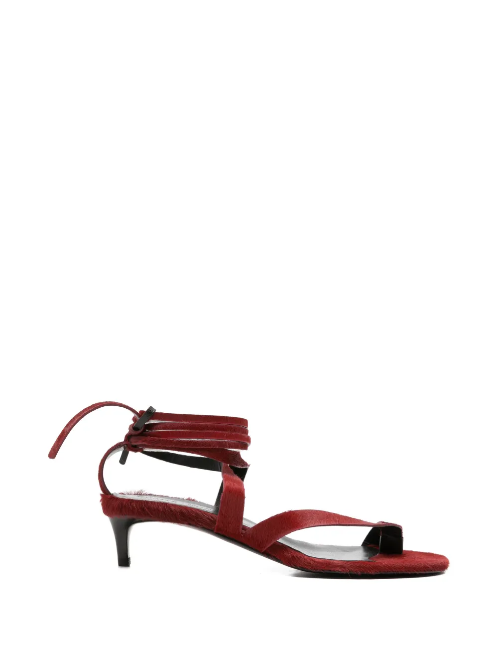 KHAITE Pre-Owned Aimee tie-fastening sandals - Rot