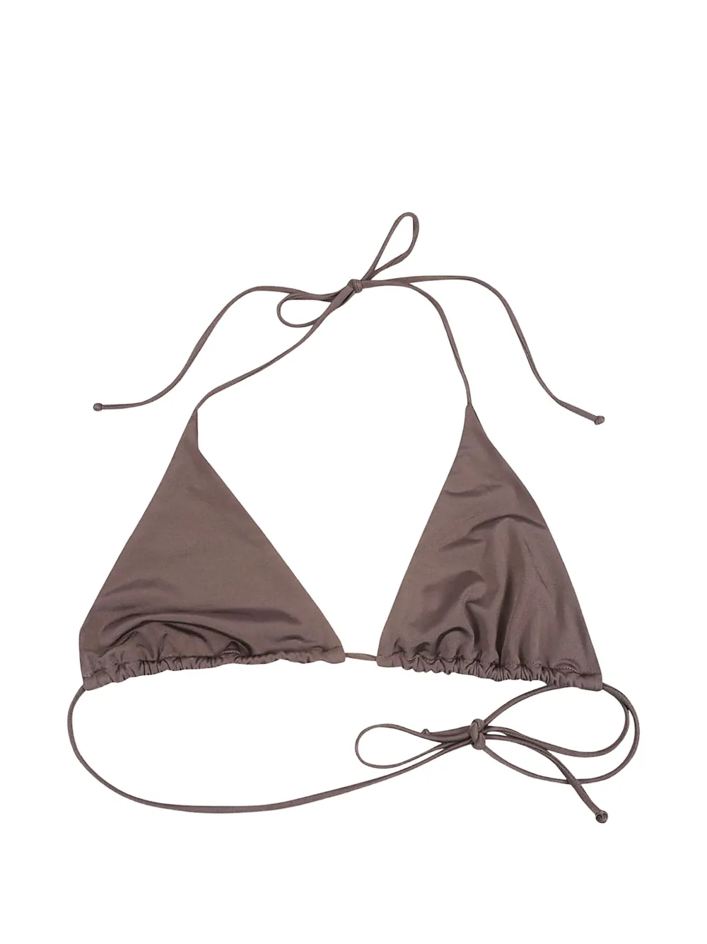 BELAMER Lea triangle bikini top - Marrone
