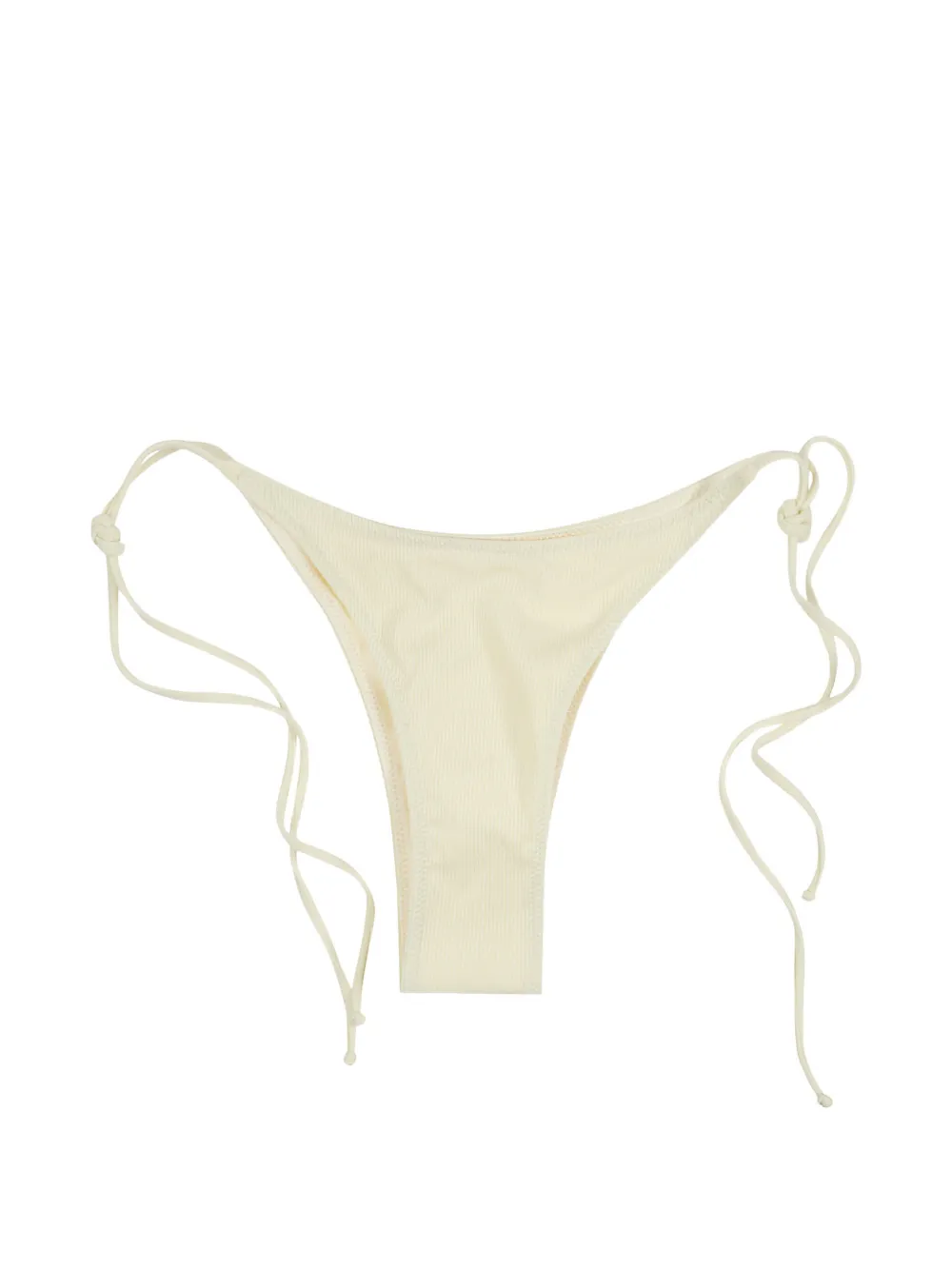 BELAMER Phie ribbed-knit bikini bottoms - Nude