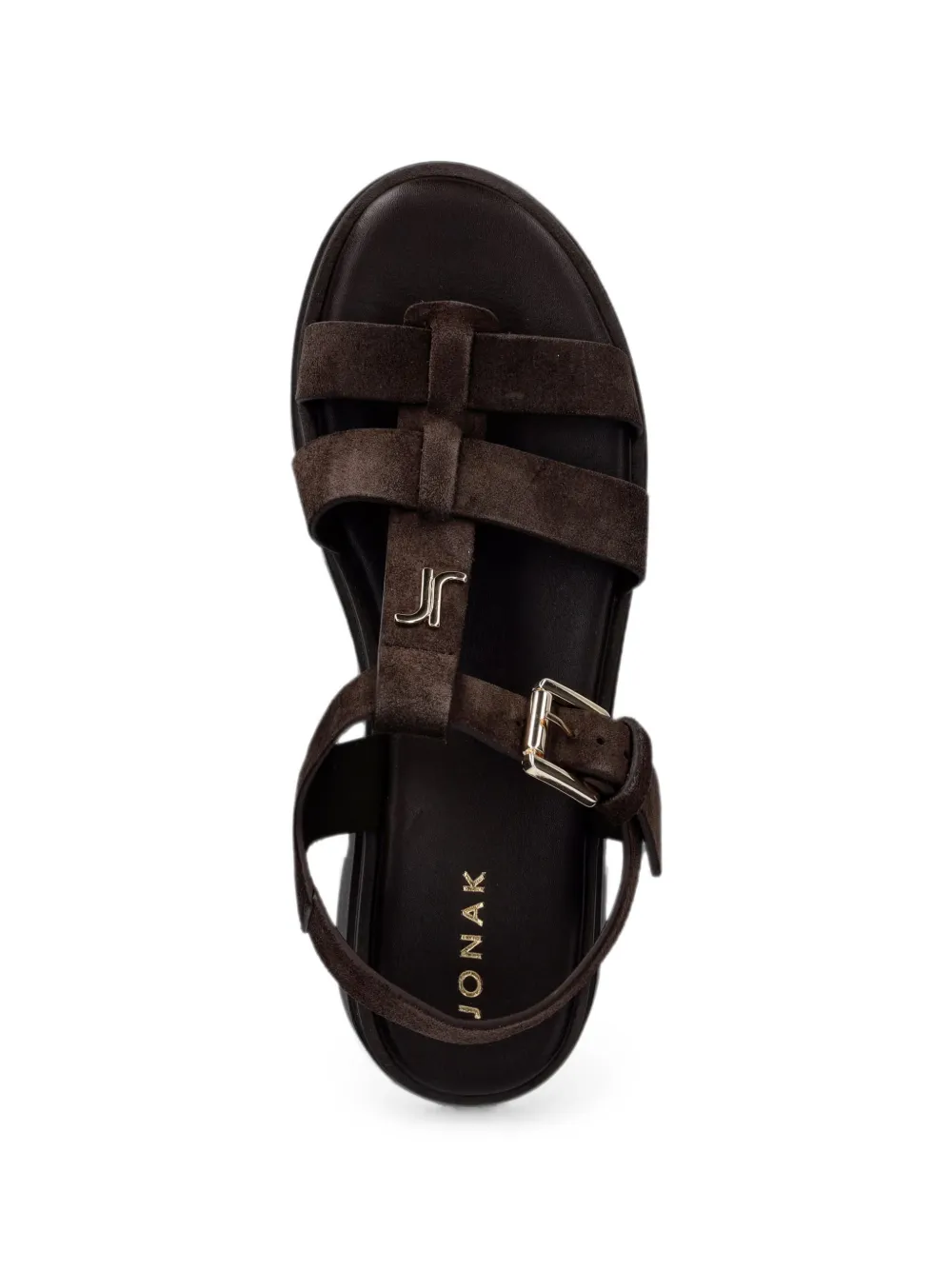 JONAK PARIS Liverpool sandalen met gespsluiting Bruin