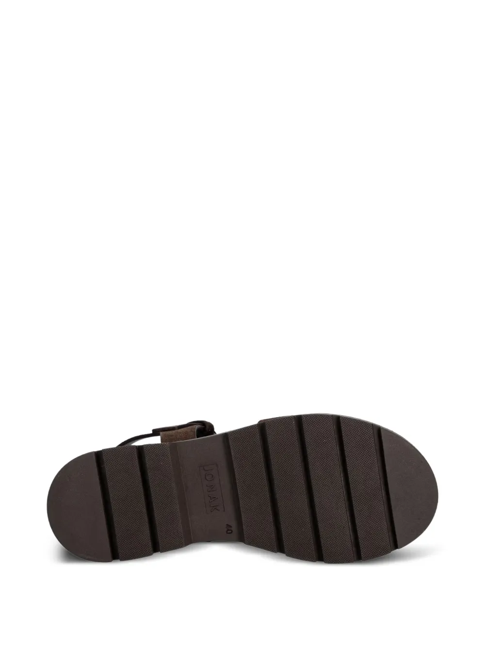 JONAK PARIS Liverpool sandalen met gespsluiting Bruin