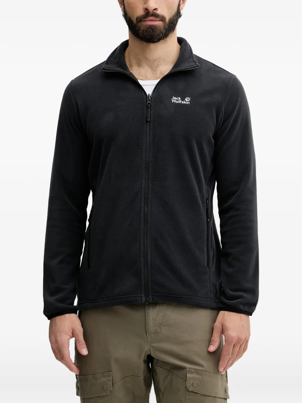 JACK WOLFSKIN Taunus 100 fleece-texture zip-up 3-in-1 jacket