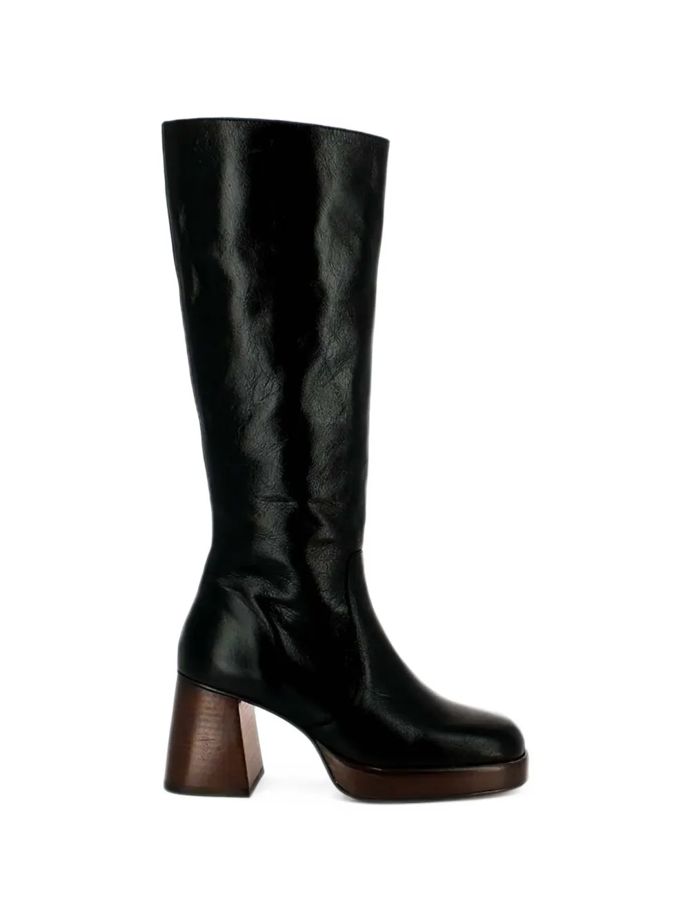 JONAK PARIS Betina platform knee-high boots – Black