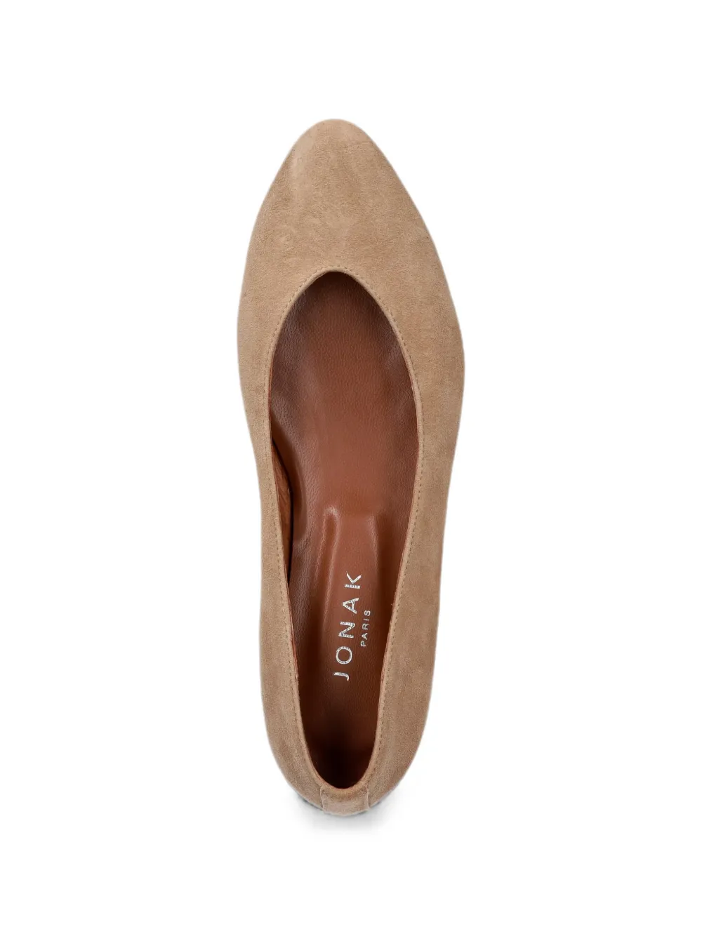 JONAK PARIS Dassus suede ballet flats Beige