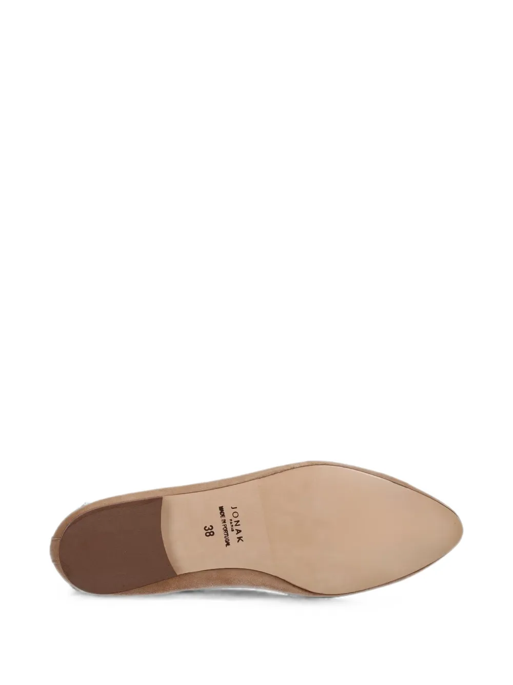 JONAK PARIS Dassus suede ballet flats Beige