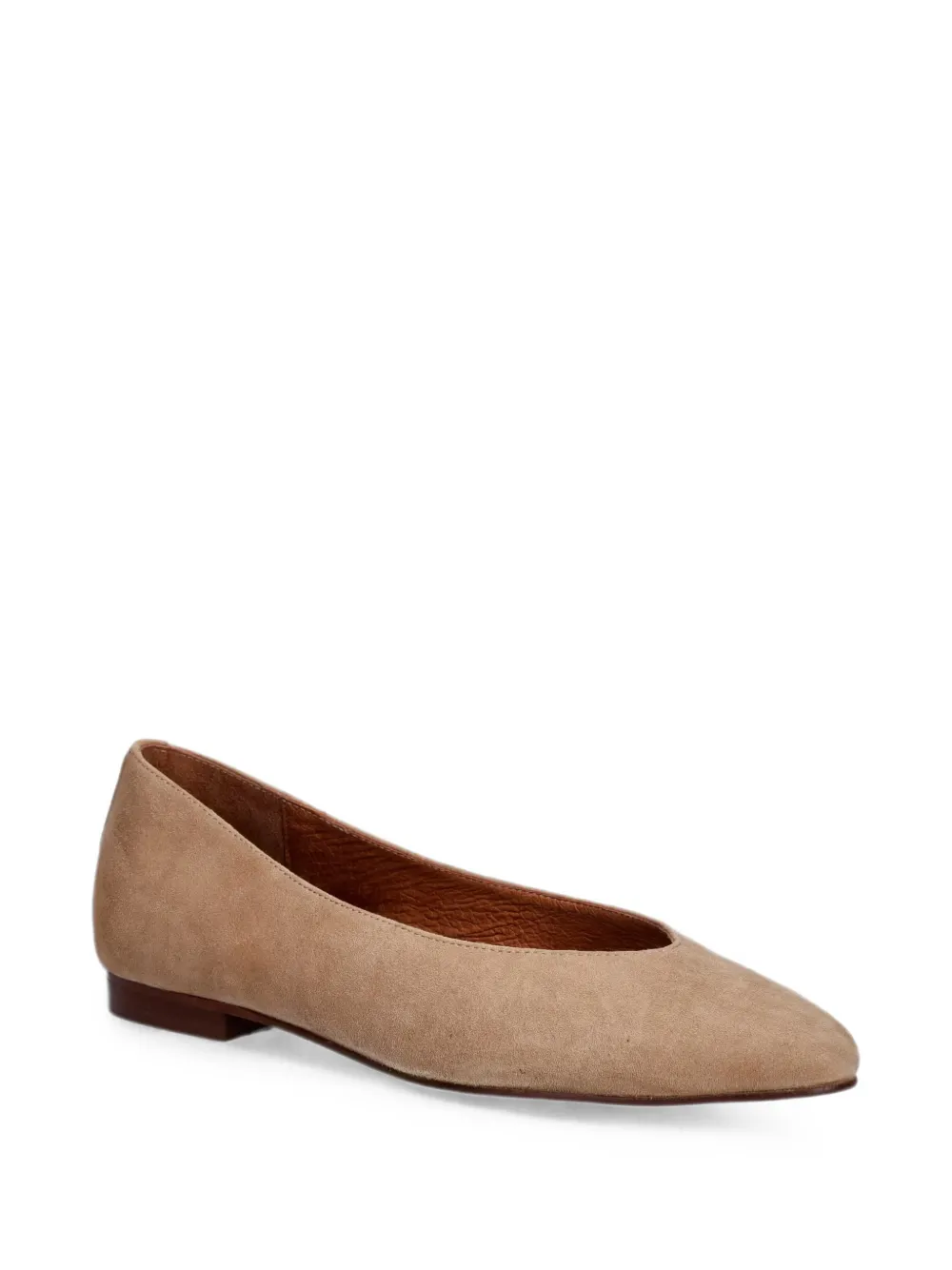JONAK PARIS Dassus suede ballet flats Beige