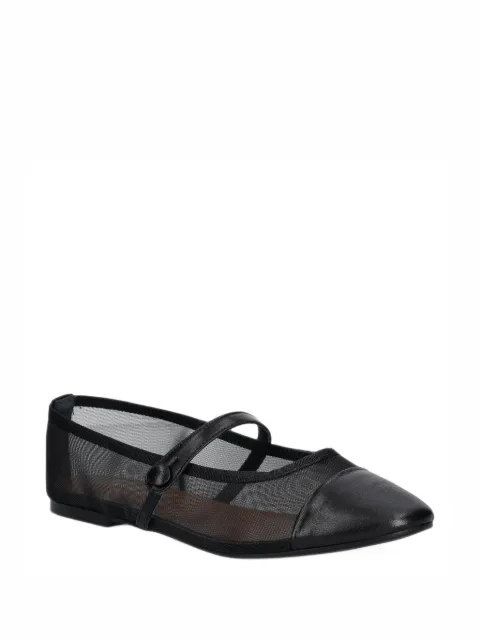 JONAK PARIS Dala mesh leather ballet flats