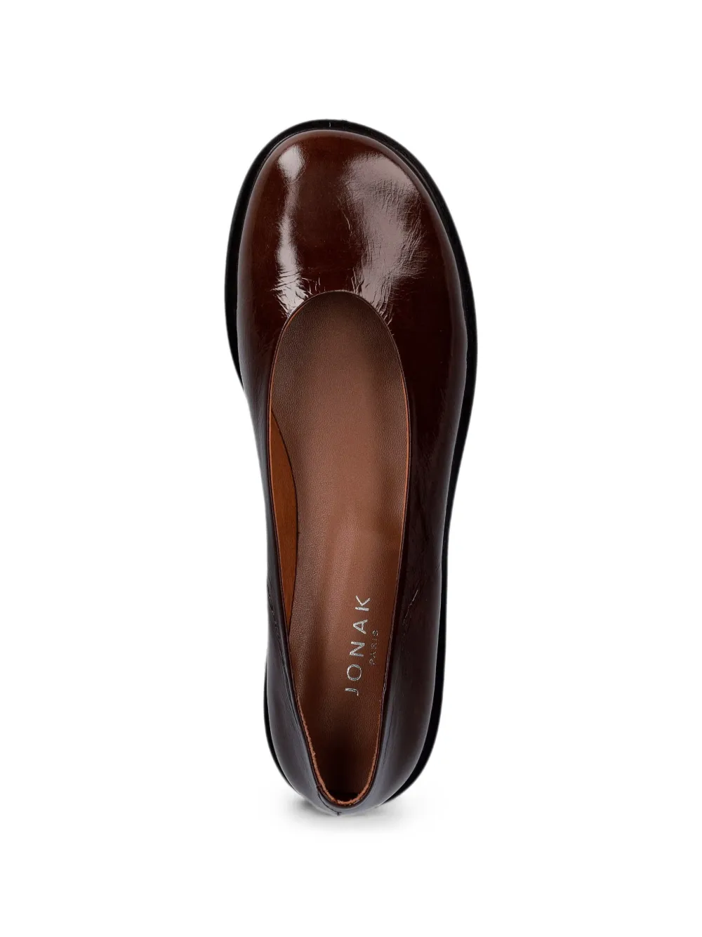 JONAK PARIS Daurelia leather ballet flats Bruin