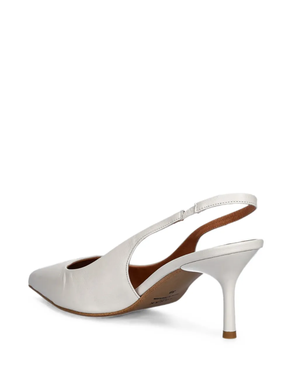 JONAK PARIS Diamantine slingback pumps met puntige neus Wit