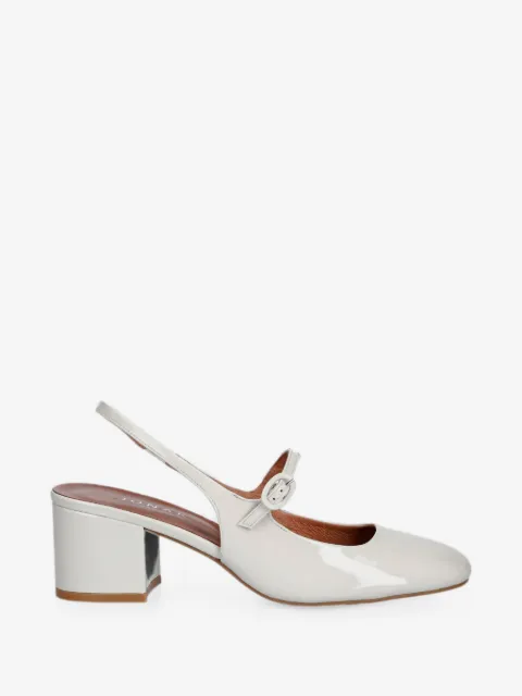 JONAK PARIS Dauphine patent-finish slingback pumps