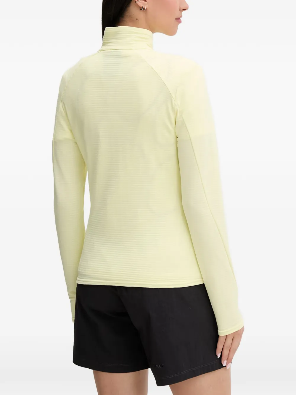 JACK WOLFSKIN Litestride zip-up sweatshirt Geel