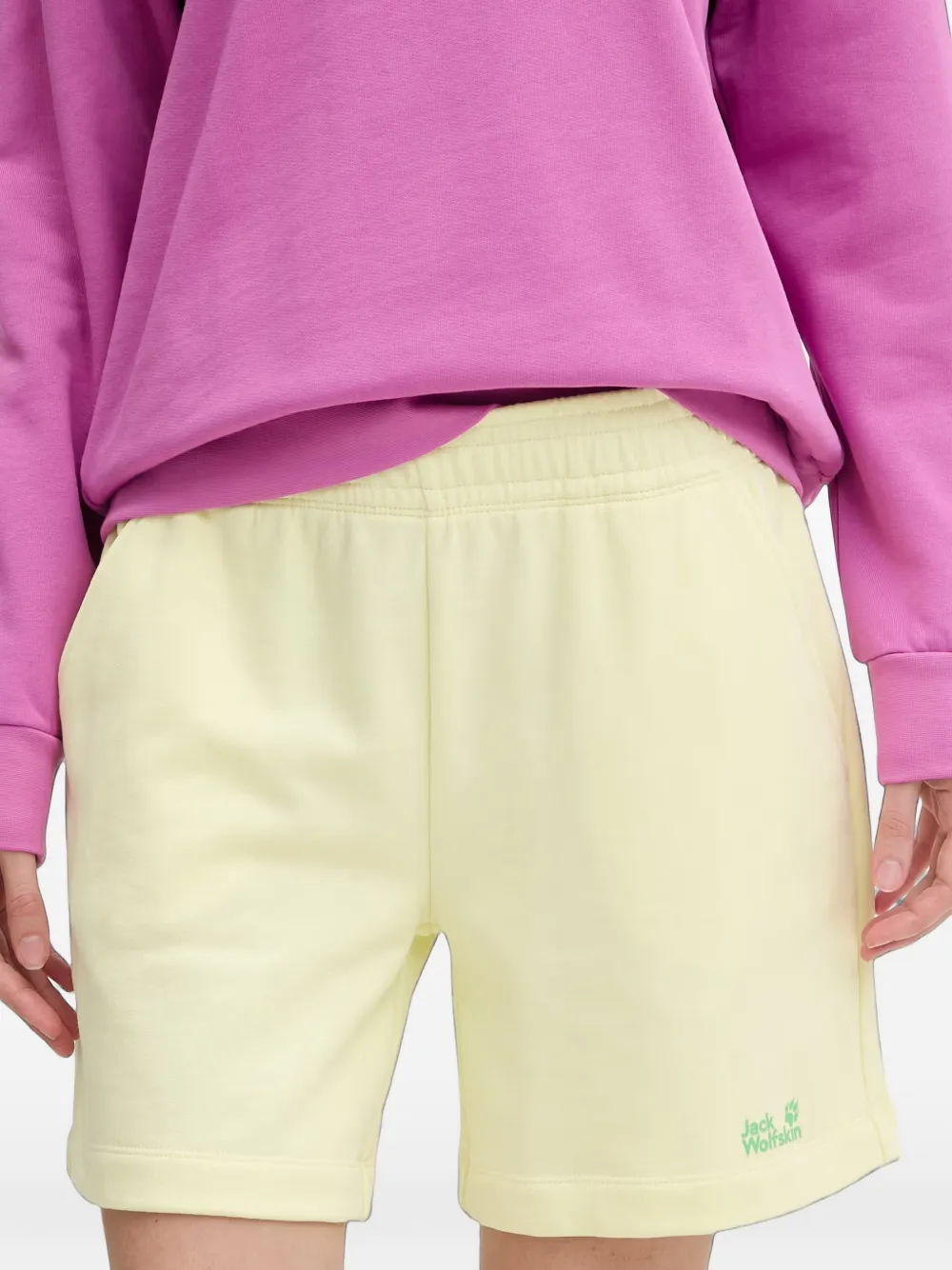 JACK WOLFSKIN Celebrate The Paw shorts Geel