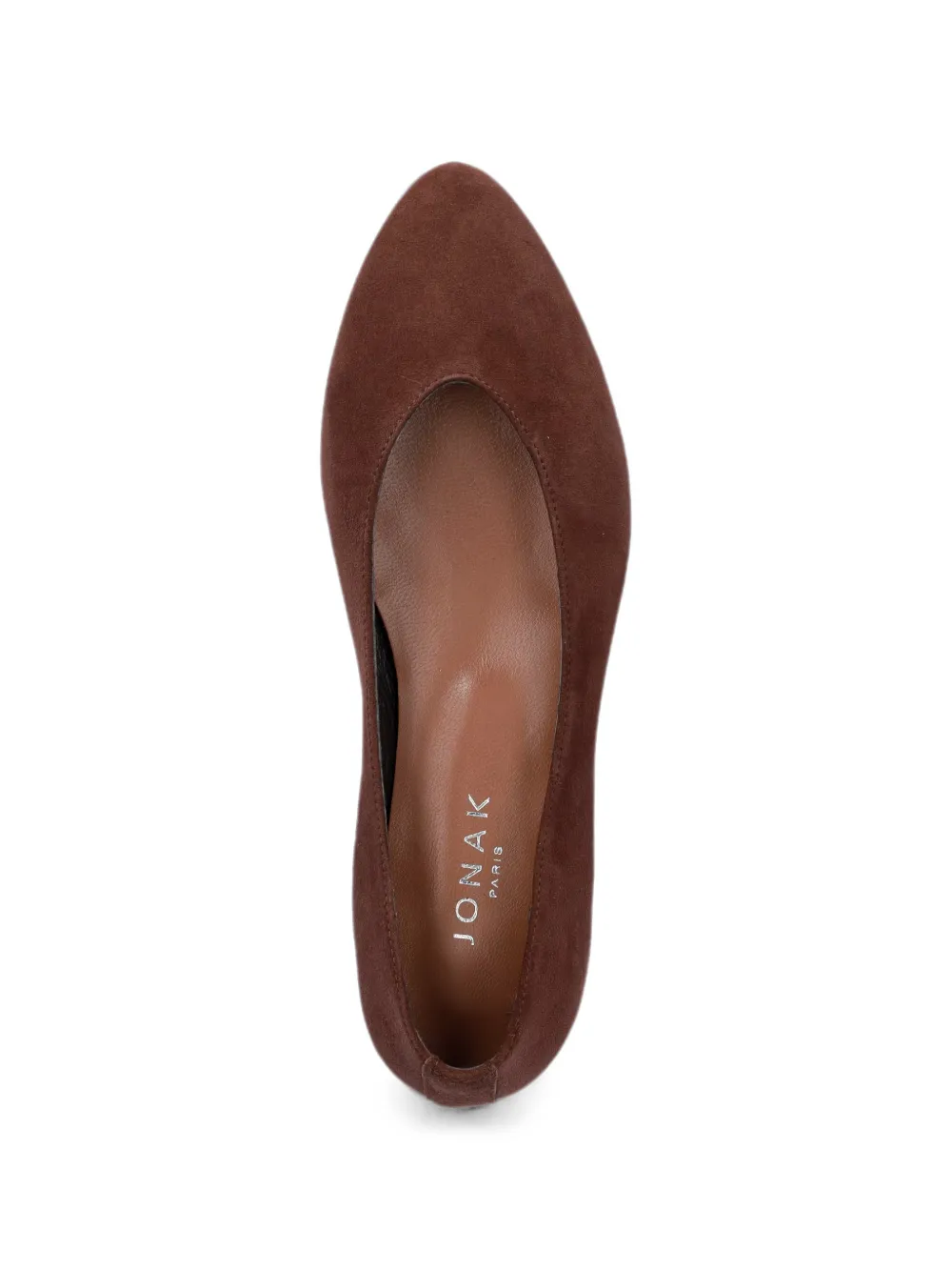 JONAK PARIS Dassus suede ballet flats Bruin