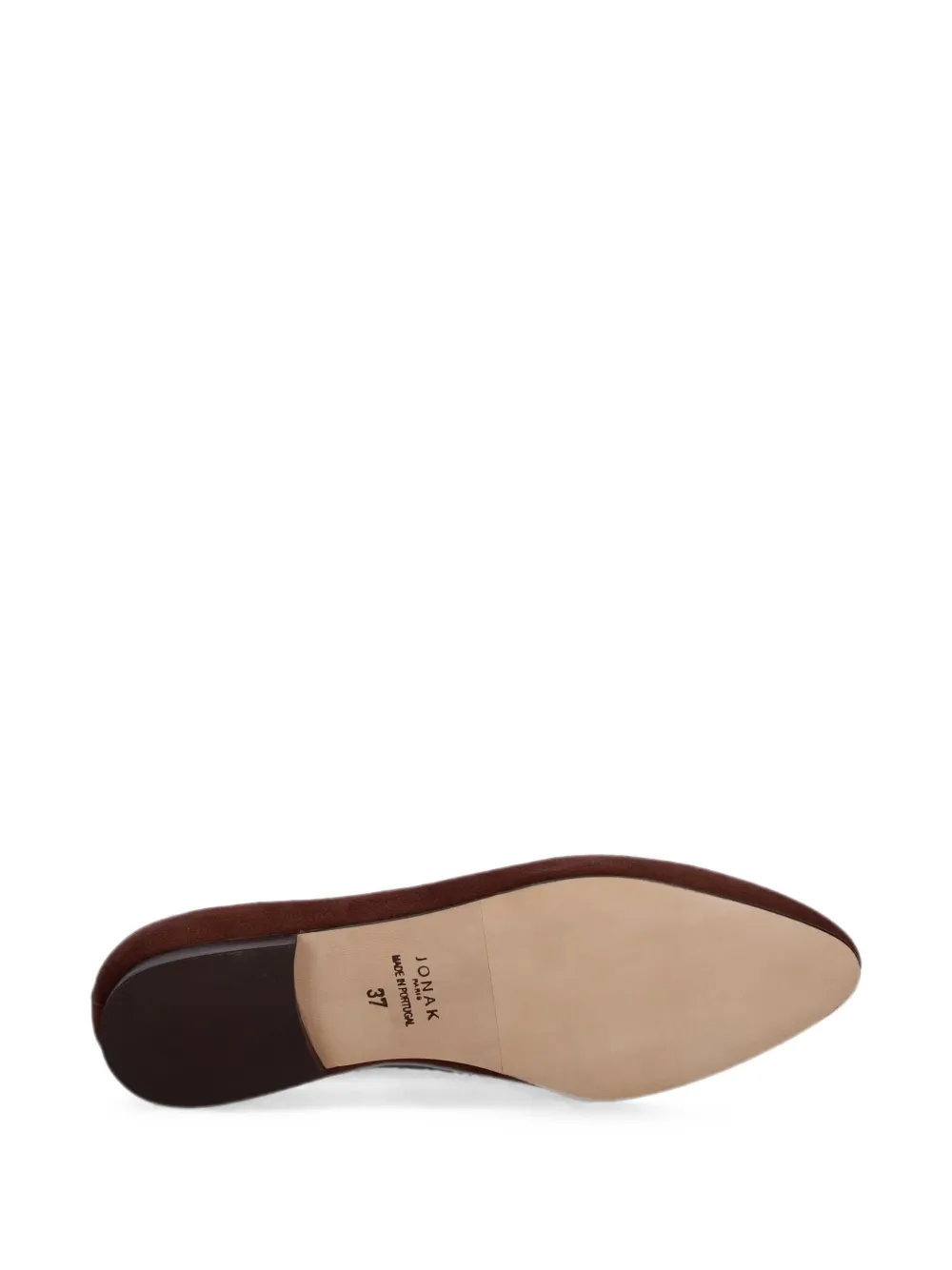 JONAK PARIS Dassus suede ballet flats Bruin