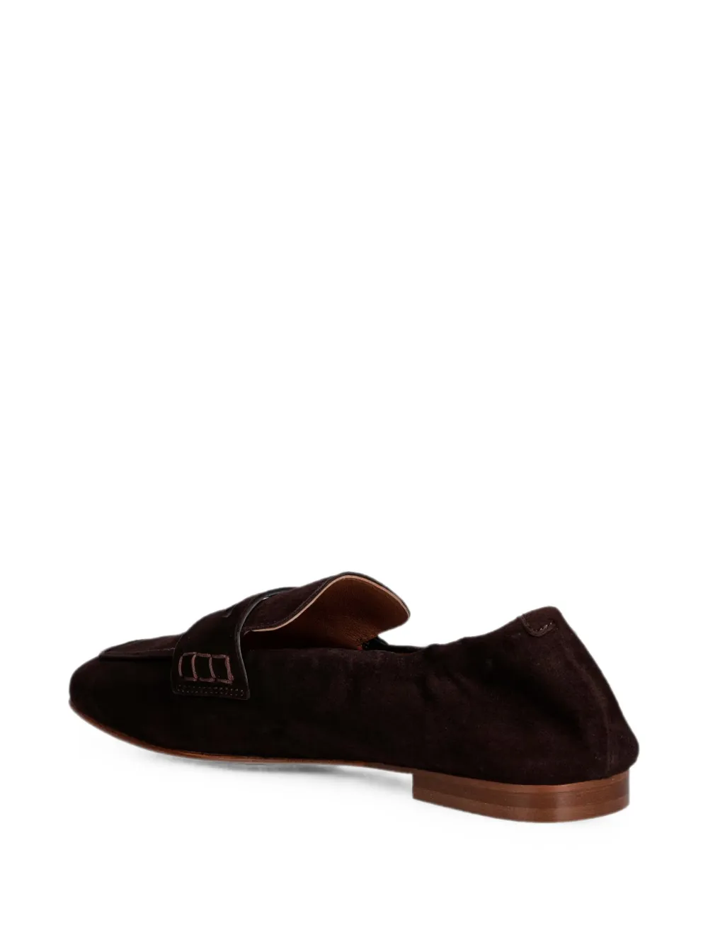 JONAK PARIS Dominique suede slip-on loafers Bruin