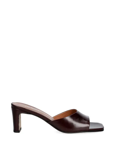 JONAK PARIS Derive square-toe leather sandals