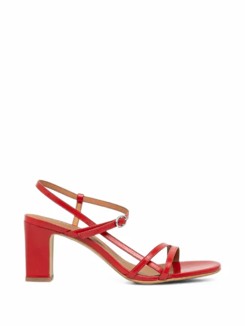 JONAK PARIS patent-finish sandals