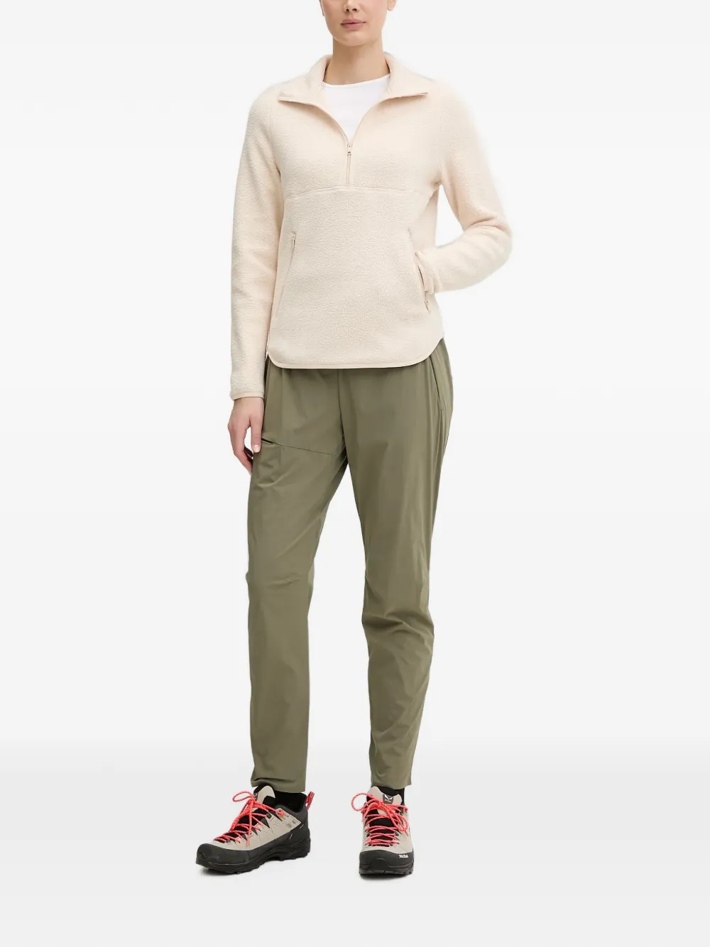 JACK WOLFSKIN Lite Curl fleece sweatshirt Beige