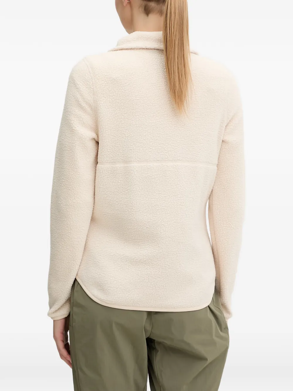 JACK WOLFSKIN Lite Curl fleece sweatshirt Beige