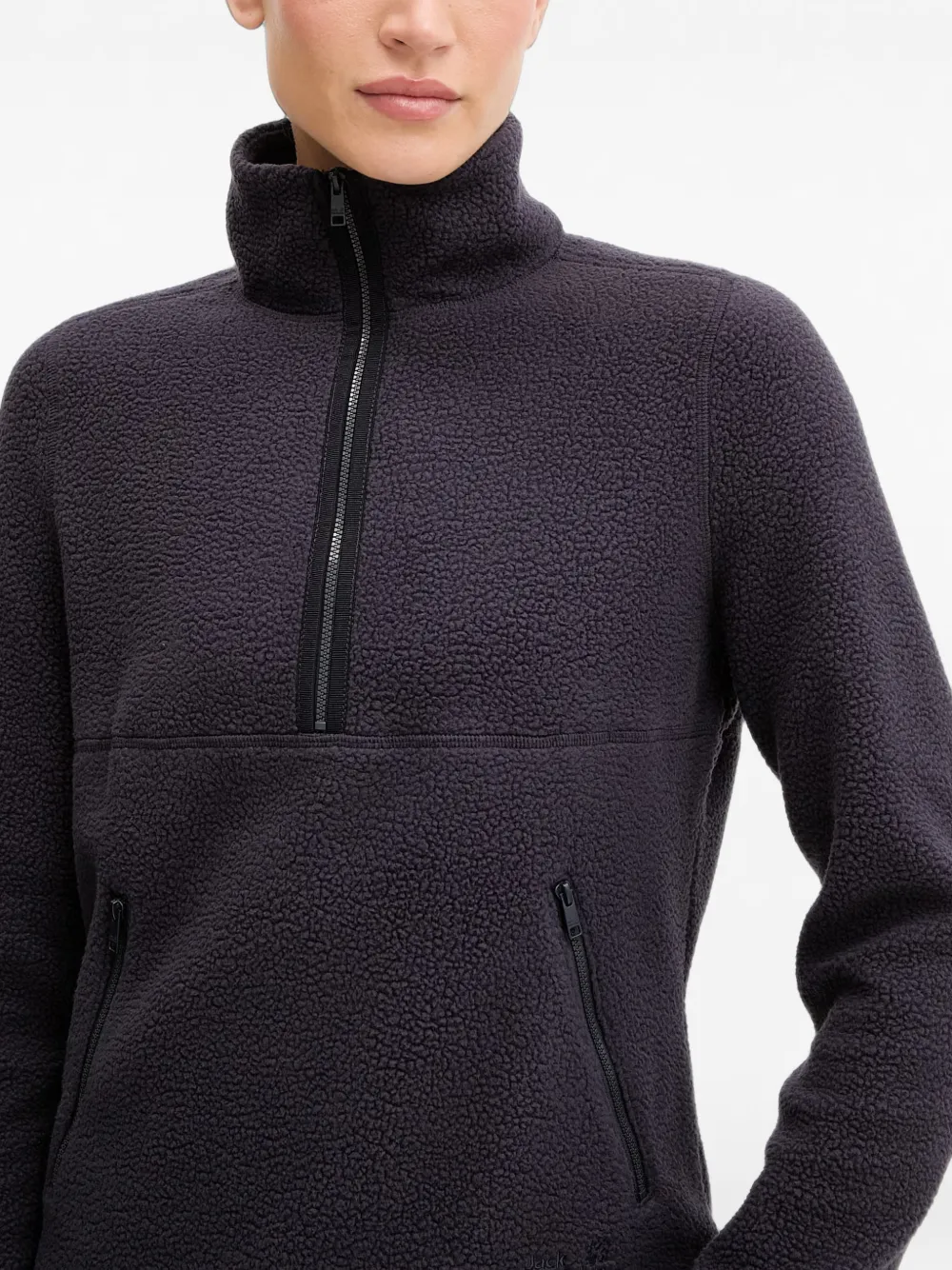 JACK WOLFSKIN Lite Curl fleece sweater Blauw