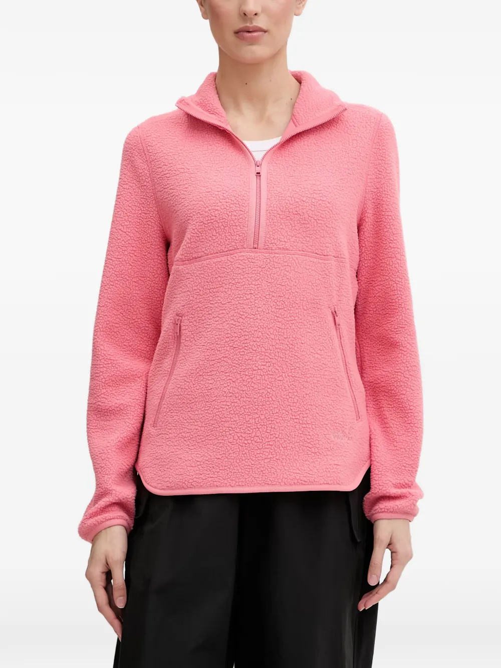 JACK WOLFSKIN Lite Curl fleece sweatshirt - Rosa