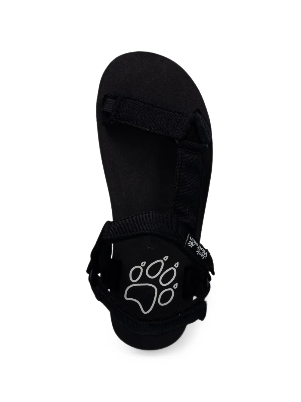 JACK WOLFSKIN Taiga touch-strap sandals Zwart