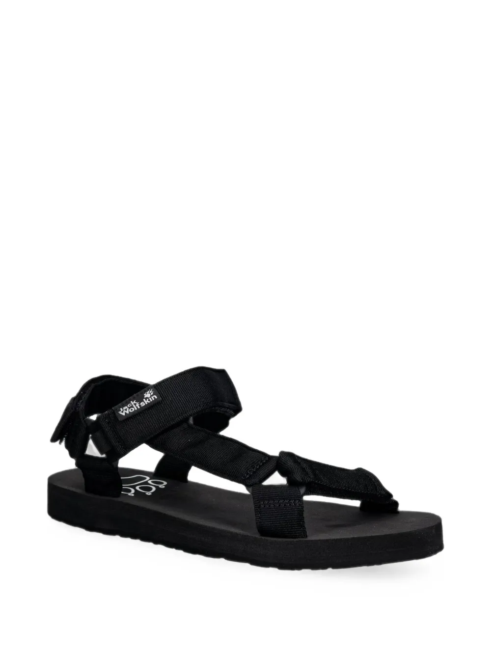 JACK WOLFSKIN Taiga touch-strap sandals Zwart