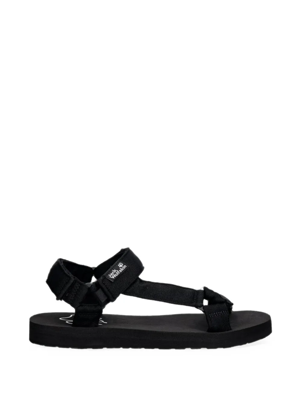 JACK WOLFSKIN Taiga touch-strap sandals Zwart