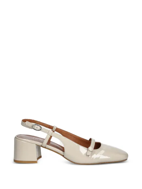JONAK PARIS Dario patent-finish slingback pumps