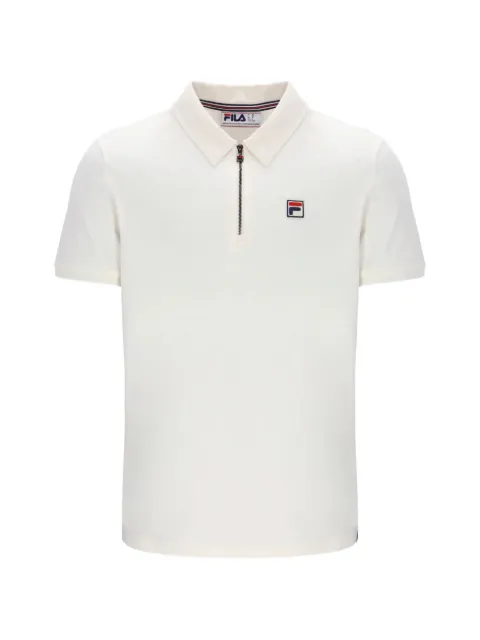 Fila Ettore logo-patch zip-fastening polo shirt