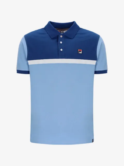 Fila Mattia logo-patch polo shirt